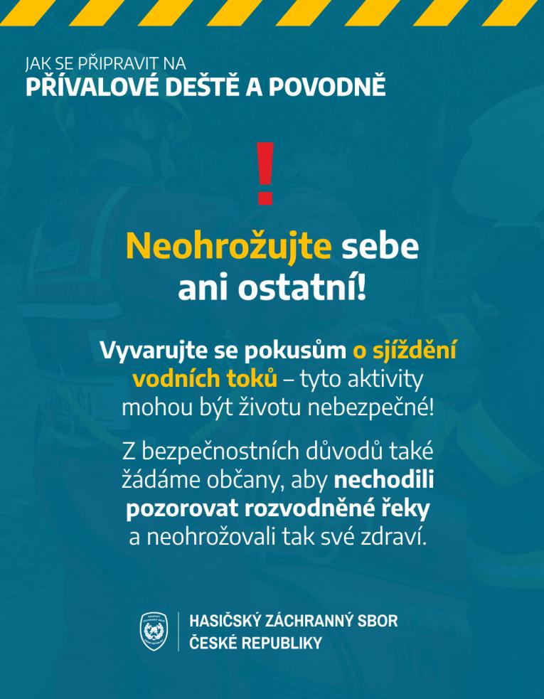 Jak se připravit na přívalové deště a povodně